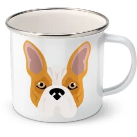 Plechový hrnek Francouzský buldoček 1