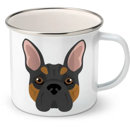 Plechový hrnek Francouzský buldoček 2