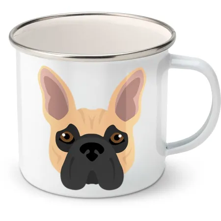 Plechový hrnek Francouzský buldoček 5