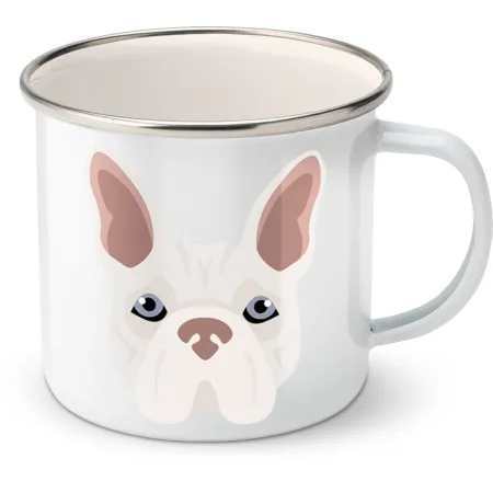 Plechový hrnek Francouzský buldoček 6