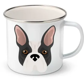 Plechový hrnek Francouzský buldoček 8