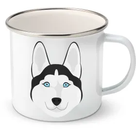 Plechový hrnek Husky