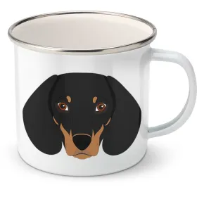 Plechový hrnek Jezevčík