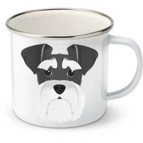 Plechový hrnek Knírač