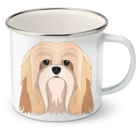 Plechový hrnek Lhasa Apso