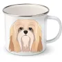 Plechový hrnek Lhasa Apso