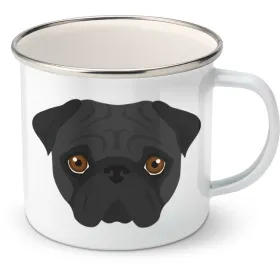 Plechový hrnek Mops 1