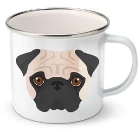 Plechový hrnek Mops 3