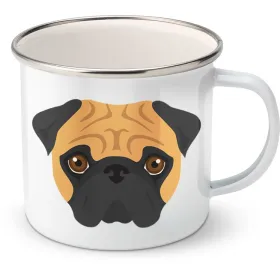 Plechový hrnek Mops 4