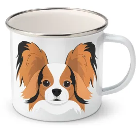 Plechový hrnek Papillon