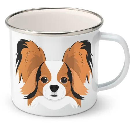 Plechový hrnek Papillon