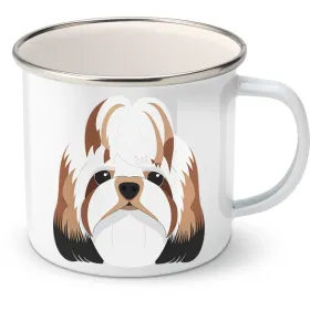 Plechový hrnek Shih-tzu