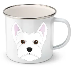 Plechový hrnek West highland white teriér