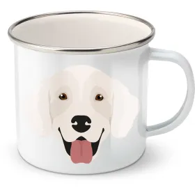 Plechový hrnek Zlatý retrívr 1