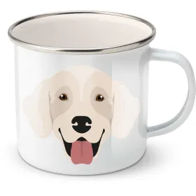 Plechový hrnek Zlatý retrívr 2