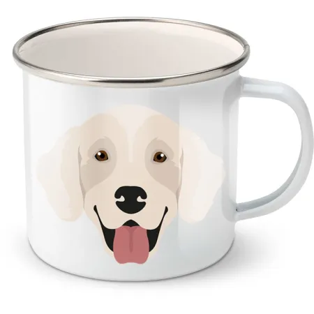 Plechový hrnek Zlatý retrívr 2