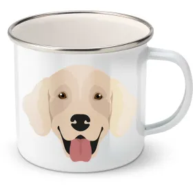 Plechový hrnek Zlatý retrívr 3