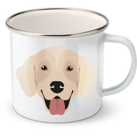 Plechový hrnek Zlatý retrívr 3