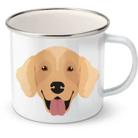 Plechový hrnek Zlatý retrívr 4
