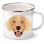 Plechový hrnek Zlatý retrívr 4