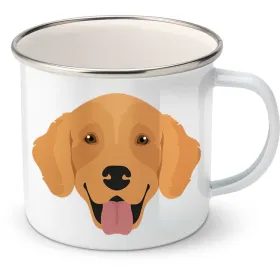 Plechový hrnek Zlatý retrívr 5