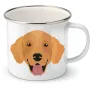 Plechový hrnek Zlatý retrívr 5