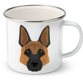 Plechový hrnek Německý ovčák 1