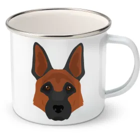 Plechový hrnek Německý ovčák 2