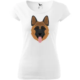 Dámské tričko Německý ovčák dlouhosrstý 1