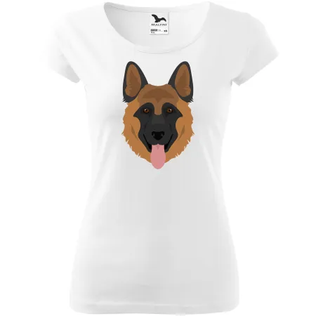 Dámské tričko Německý ovčák dlouhosrstý 1