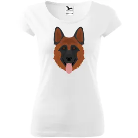 Dámské tričko Německý ovčák dlouhosrstý 2