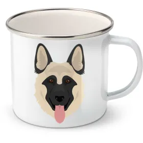 Plechový hrnek Německý ovčák dlouhosrstý 3