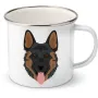 Plechový hrnek Německý ovčák dlouhosrstý 6