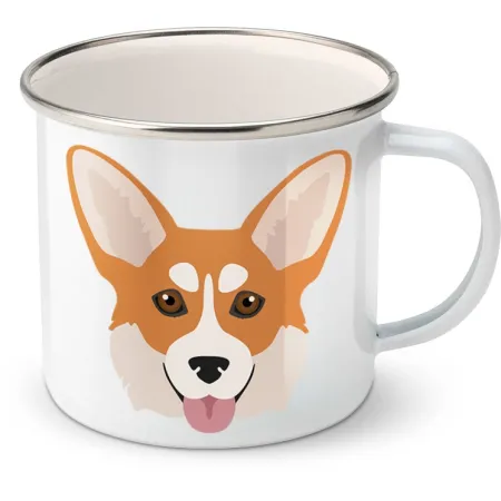 Plechový hrnek Welsh Corgi Pembroke 2