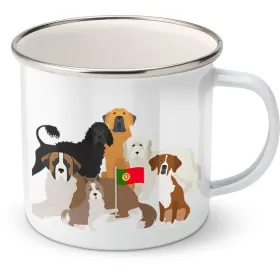 Plechový hrnek psí plemena - Portugalsko