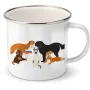 Plechový hrnek psí plemena - Rusko