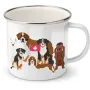 Plechový hrnek psí plemena - Švýcarsko
