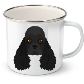 Plechový hrnek Americký kokršpaněl 2