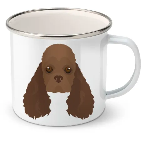 Plechový hrnek Americký kokršpaněl 3