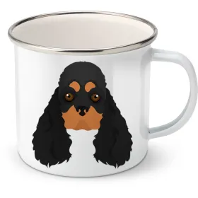 Plechový hrnek Americký kokršpaněl 4