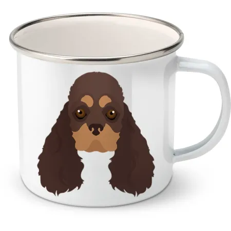 Plechový hrnek Americký kokršpaněl 7