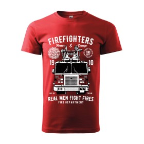 Pánské tričko pro hasiče Firefighters Truck