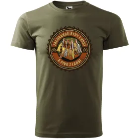 Pánské tričko pro rybáře Zachraňuji ryby z vody a pivo z lahví 1