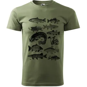 Pánské tričko pro rybáře Ryby v českých vodách