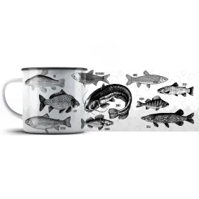 Plechový hrnek Ryby v českých vodách