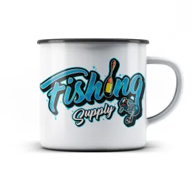 Plechový hrnek Fishing supply