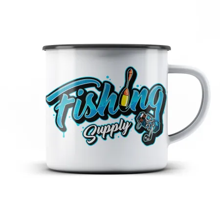Plechový hrnek Fishing supply