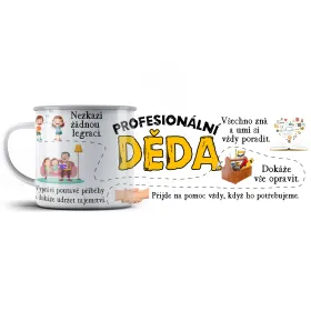 Plechový hrnek Profesionální děda