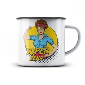 Plechový hrnek SUPERŽENA