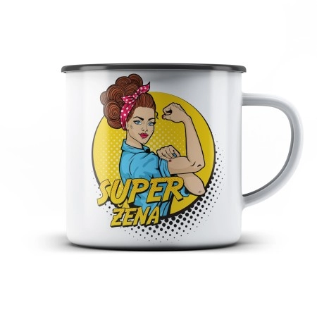 Plechový hrnek SUPERŽENA 2